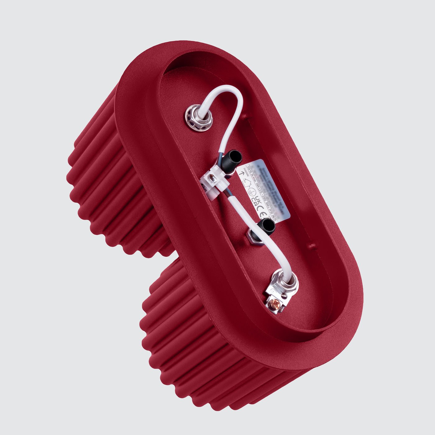 Deckenleuchte "AURA 2" – Deckenleuchte in Burgunderrot | Dexity Lichtdesign