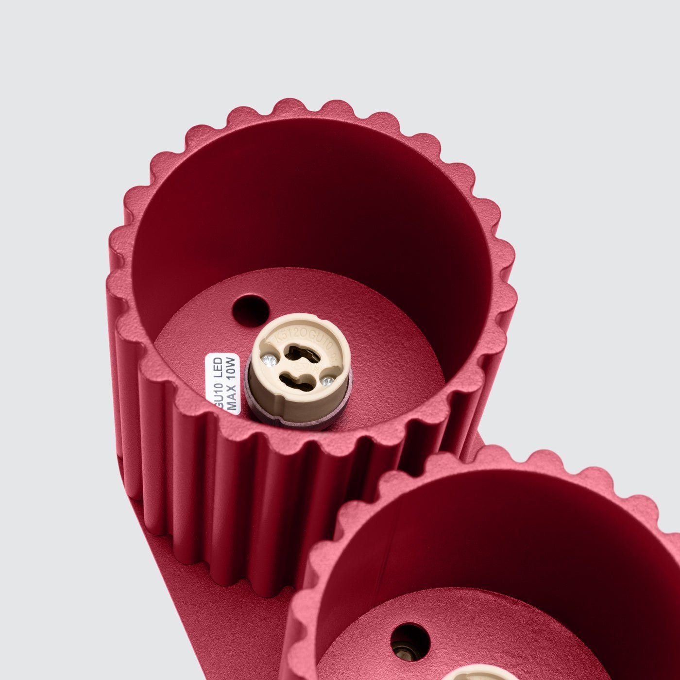 Deckenleuchte "AURA 2" – Deckenleuchte in Burgunderrot | Dexity Lichtdesign