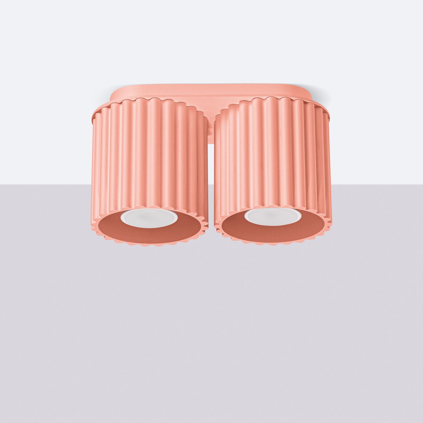 Deckenleuchte "AURA 2" – Deckenleuchte in Apricot | Dexity Lichtdesign