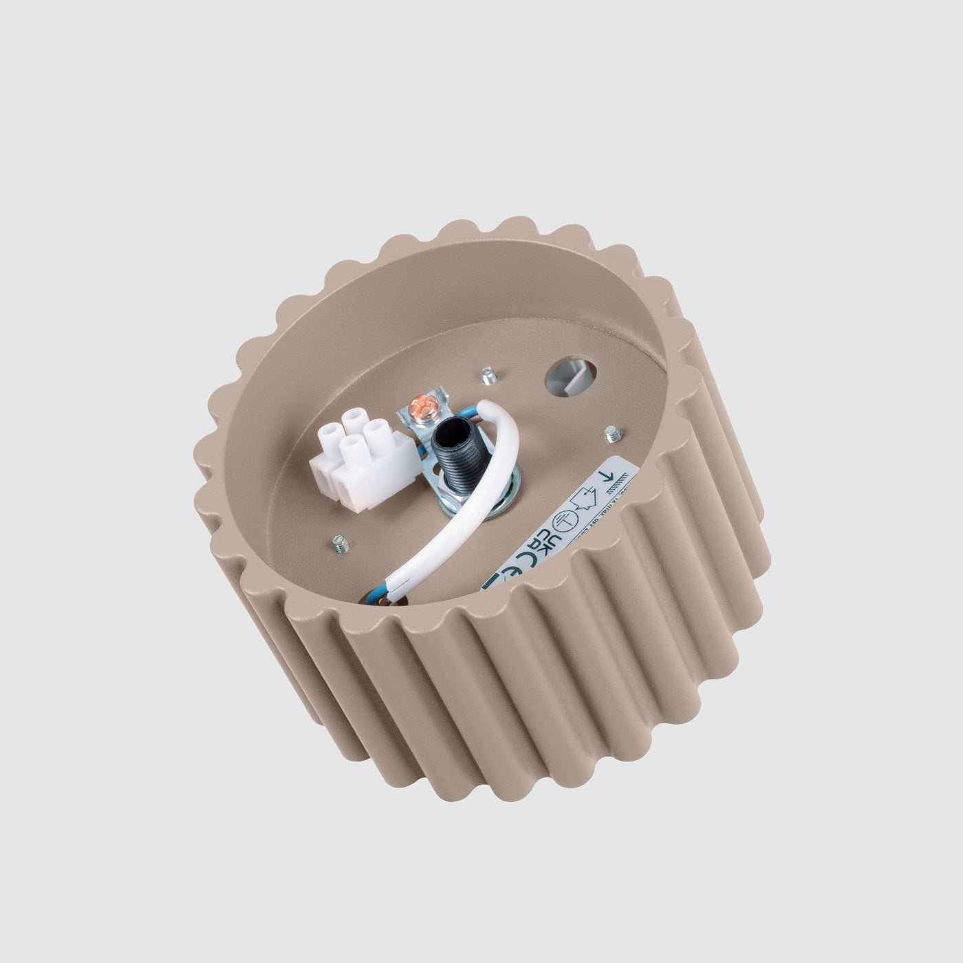 Deckenleuchte "AURA" – Deckenleuchte in Taupe | Dexity Lichtdesign