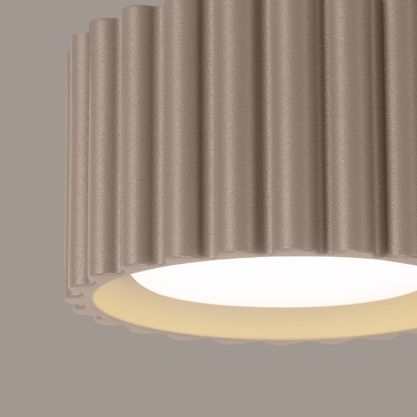 Deckenleuchte "AURA" – Deckenleuchte in Taupe | Dexity Lichtdesign