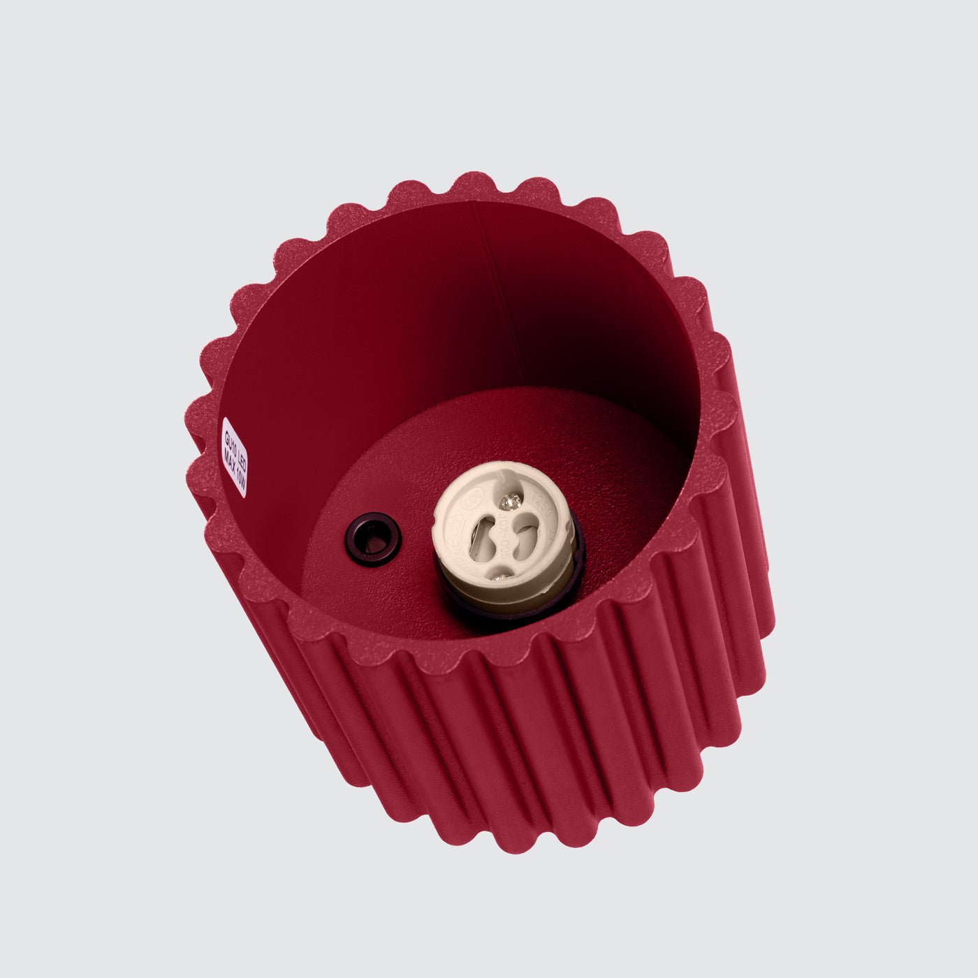 Deckenleuchte "AURA" – Deckenleuchte in Burgunderrot | Dexity Lichtdesign