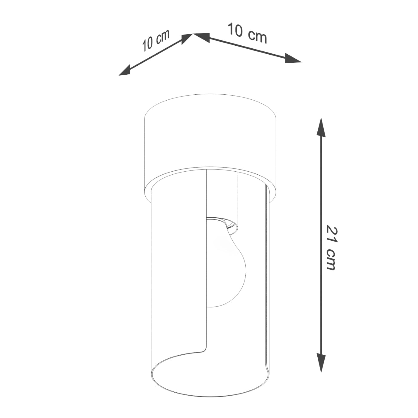 Deckenleuchte "FLASH" – Deckenleuchte in | Dexity Lichtdesign