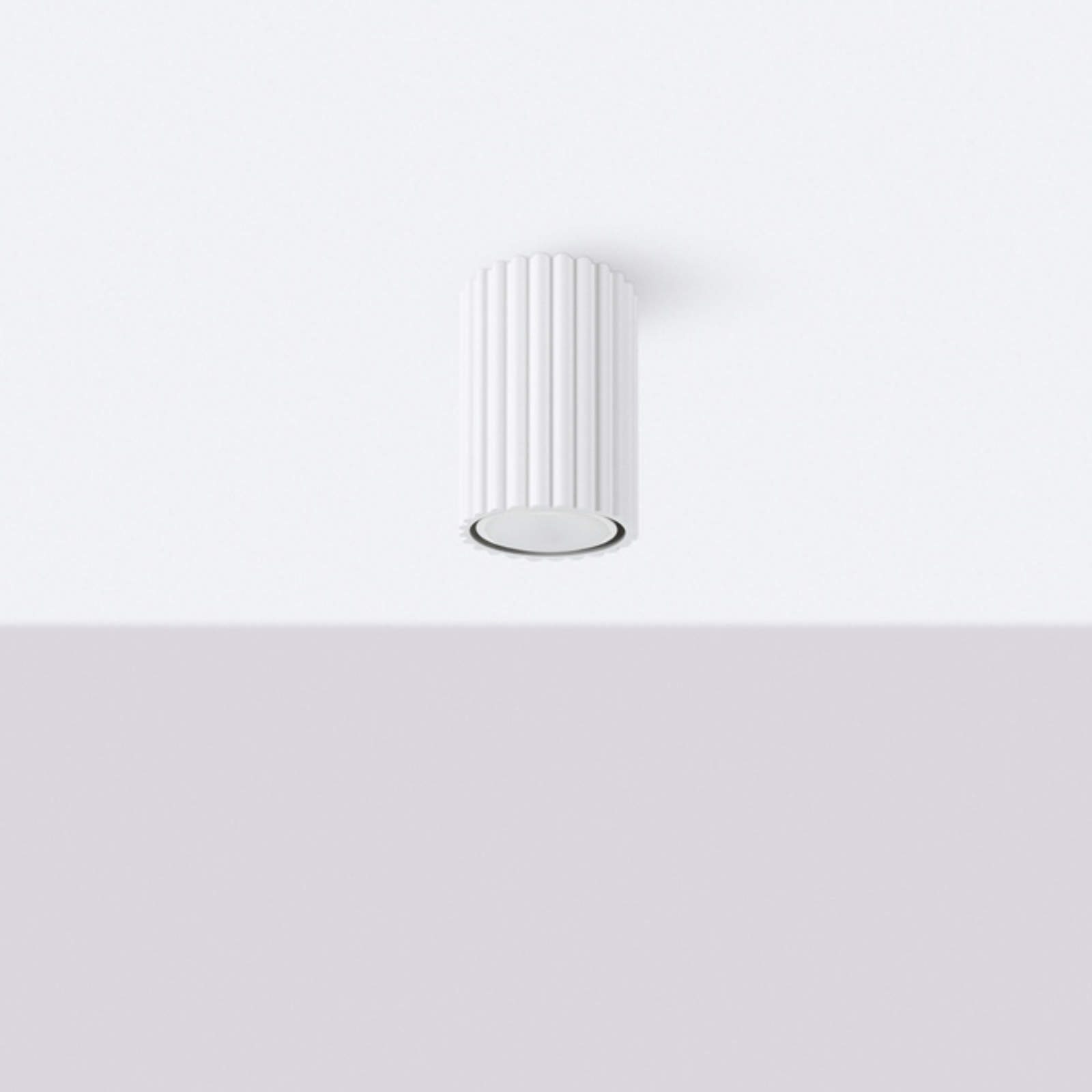 Deckenleuchte "KARBON 10" – Deckenleuchte in Weiß | Dexity Lichtdesign