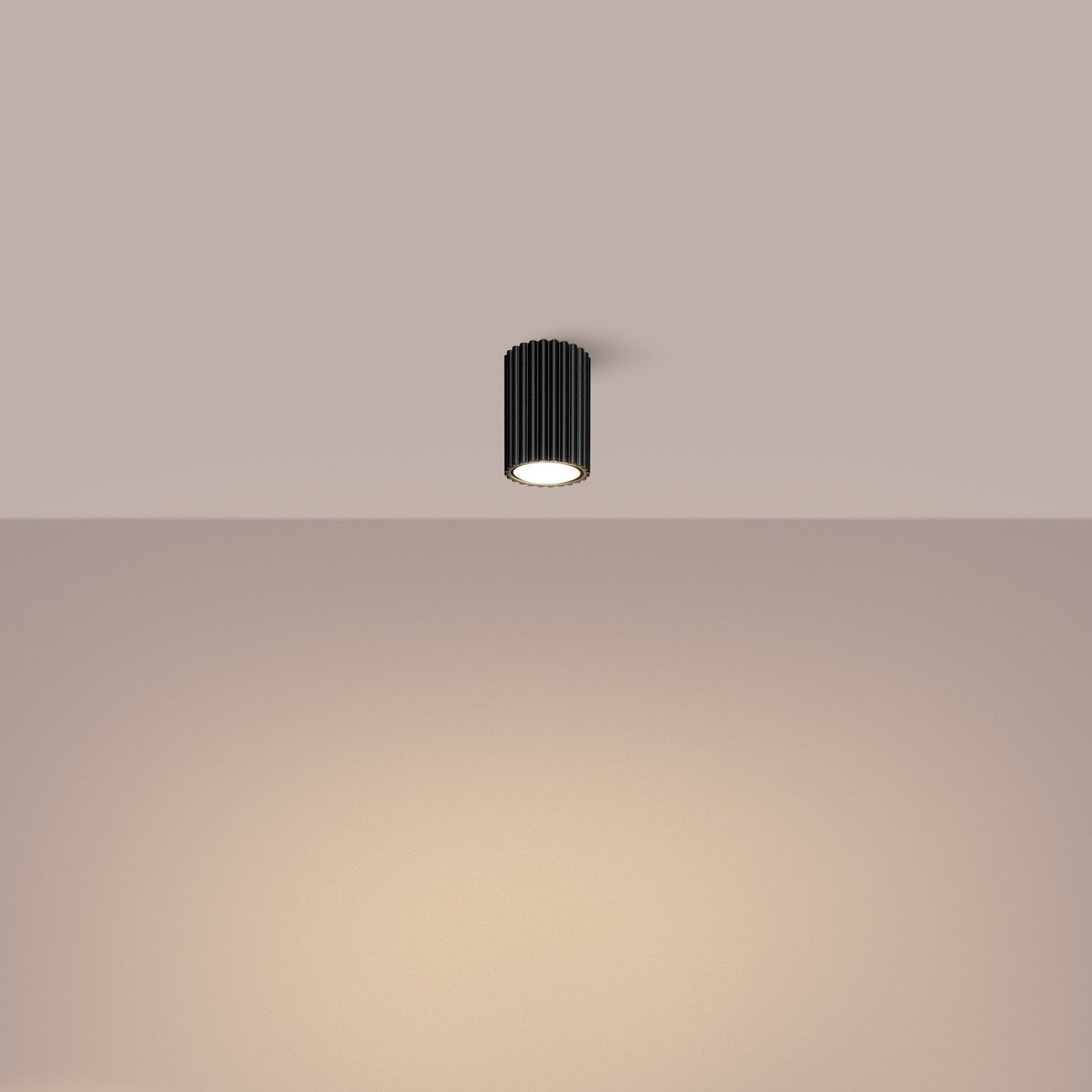 Deckenleuchte "KARBON 10" – Deckenleuchte in Schwarz | Dexity Lichtdesign