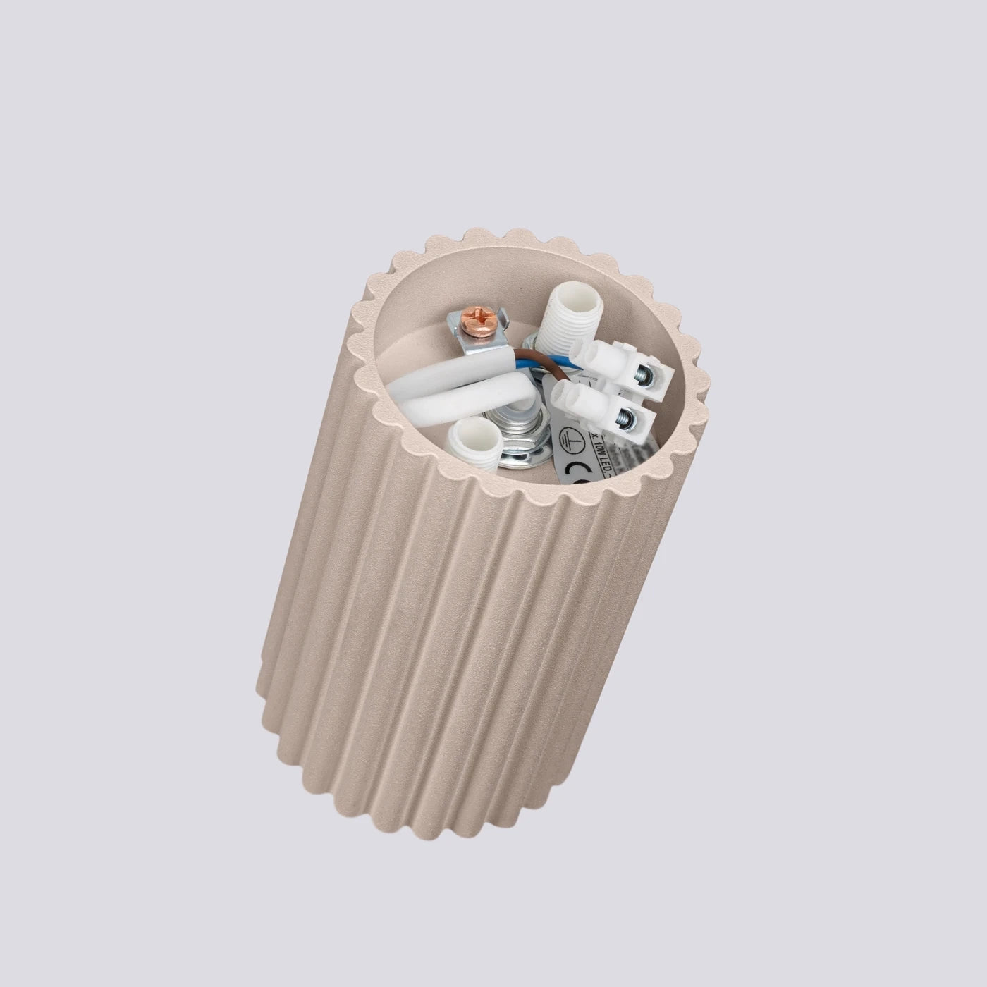 Deckenleuchte "KARBON 10" – Deckenleuchte in Taupe | Dexity Lichtdesign