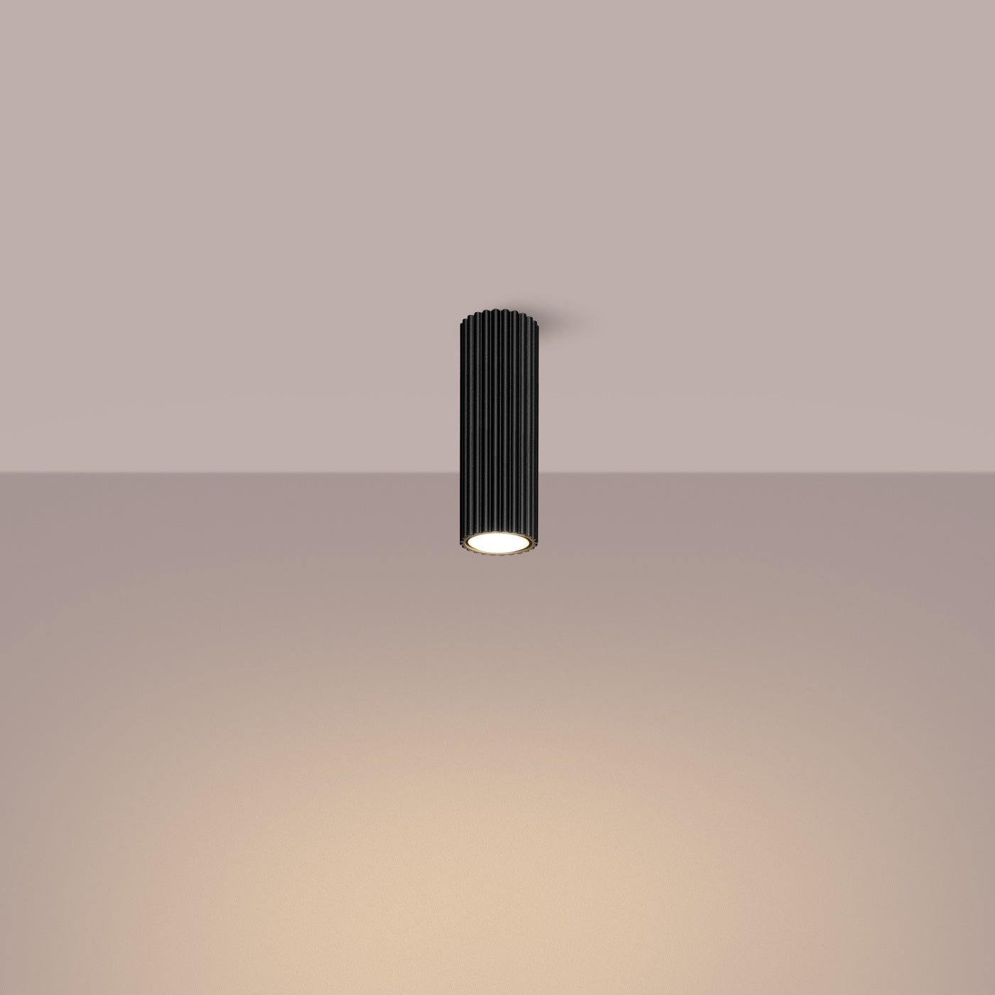 Deckenleuchte "KARBON 20" – Deckenleuchte in Schwarz | Dexity Lichtdesign