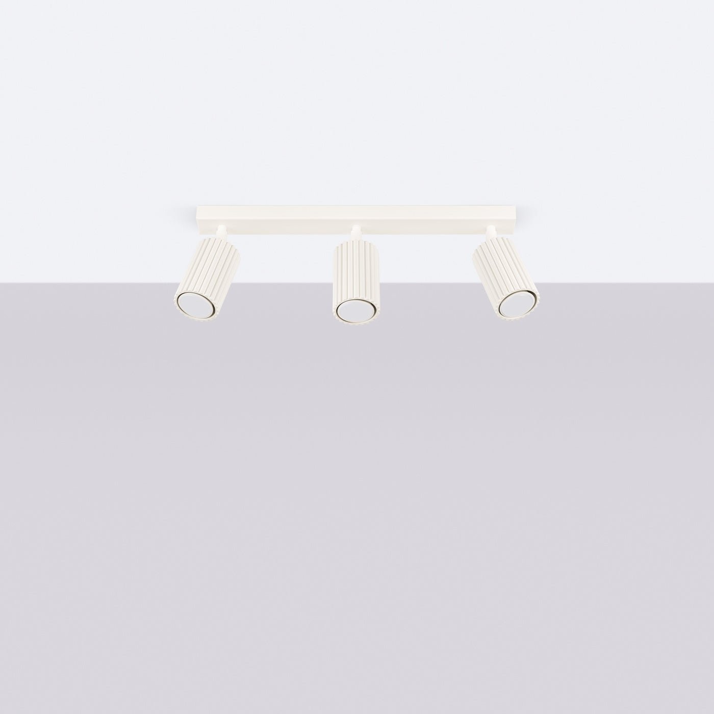 Deckenleuchte "KARBON 3L" – Deckenleuchte in Beige | Dexity Lichtdesign