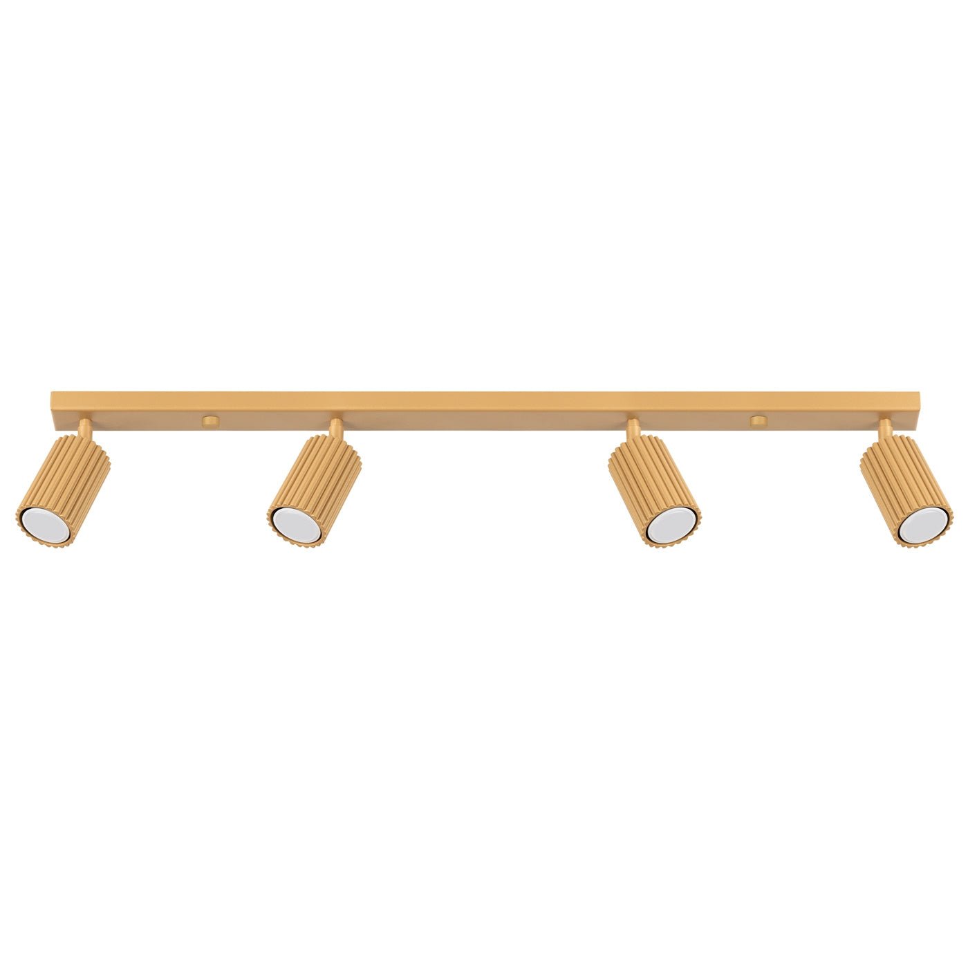 Deckenleuchte "KARBON 4L" – Deckenleuchte in Golden | Dexity Lichtdesign