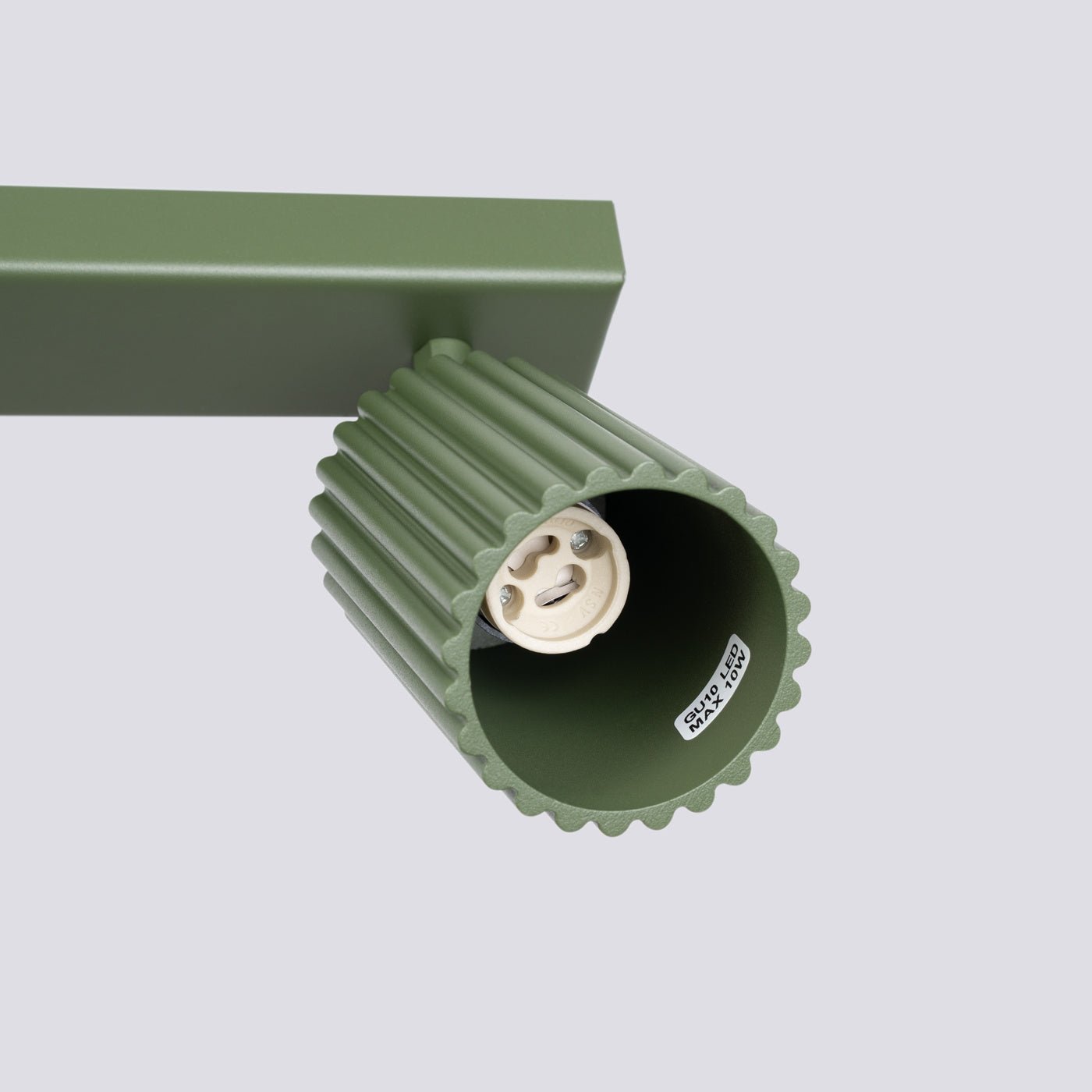 Deckenleuchte "KARBON 4L" – Deckenleuchte in Olivgrün | Dexity Lichtdesign