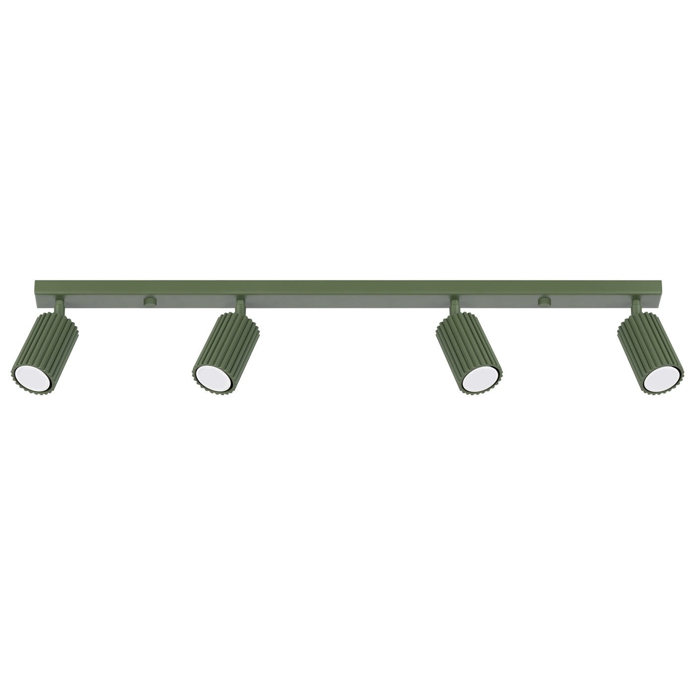 Deckenleuchte "KARBON 4L" – Deckenleuchte in Olivgrün | Dexity Lichtdesign