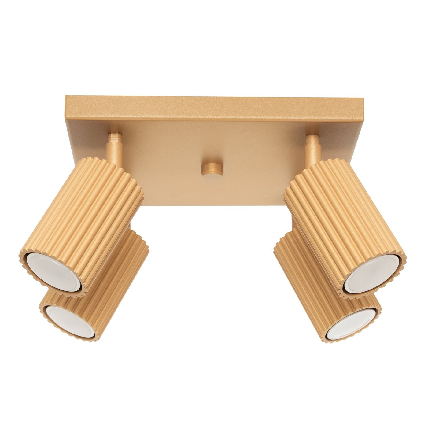 Deckenleuchte "KARBON 4" – Deckenleuchte in Golden | Dexity Lichtdesign