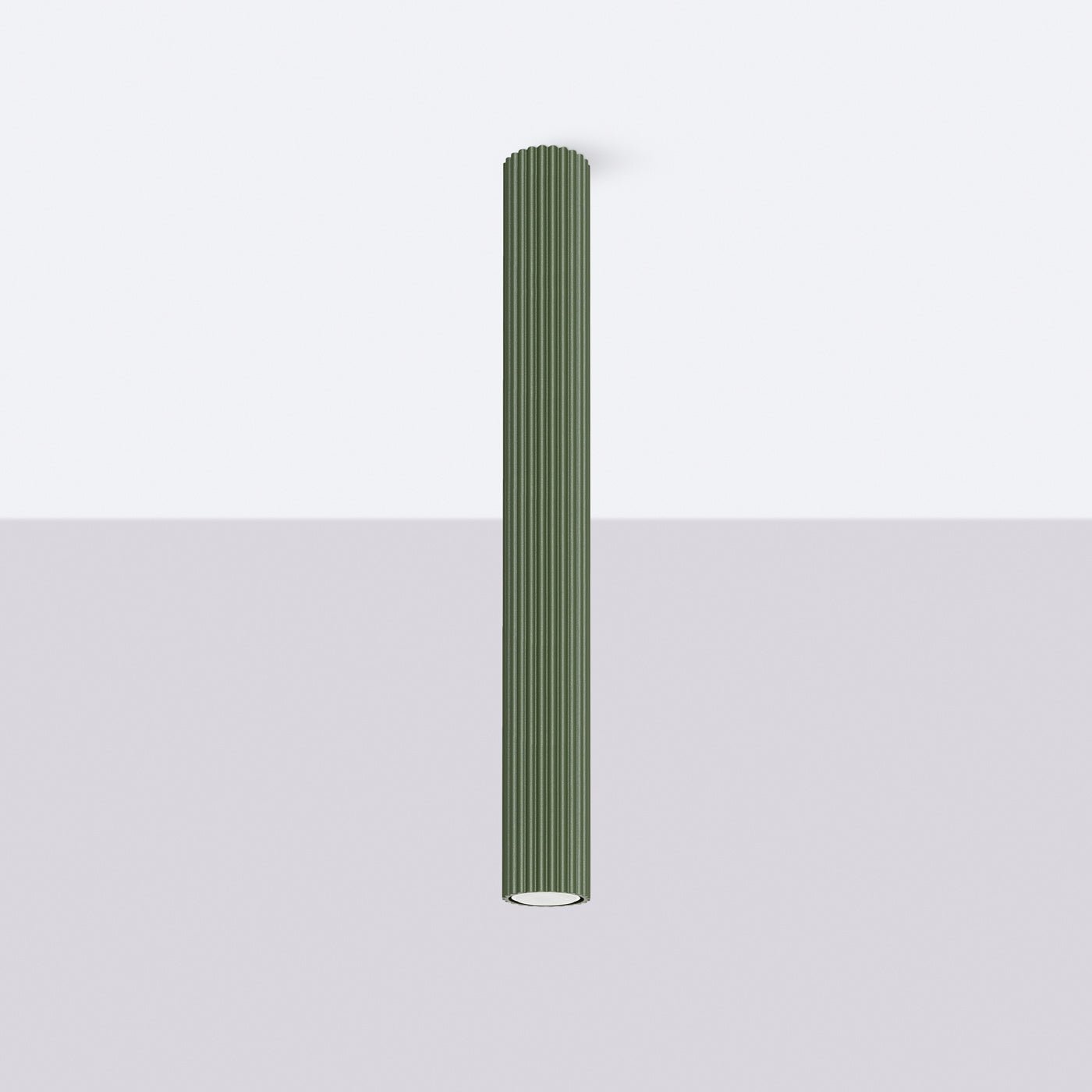 Deckenleuchte "KARBON 60" – Deckenleuchte in Olivgrün | Dexity Lichtdesign