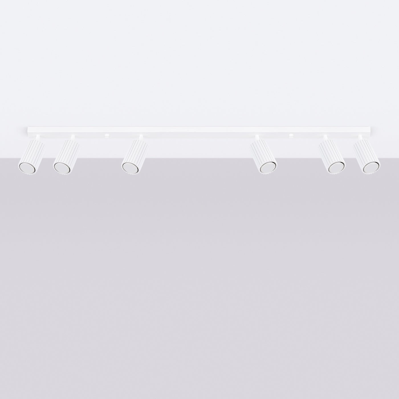 Deckenleuchte "KARBON 6L" – Deckenleuchte in Weiß | Dexity Lichtdesign