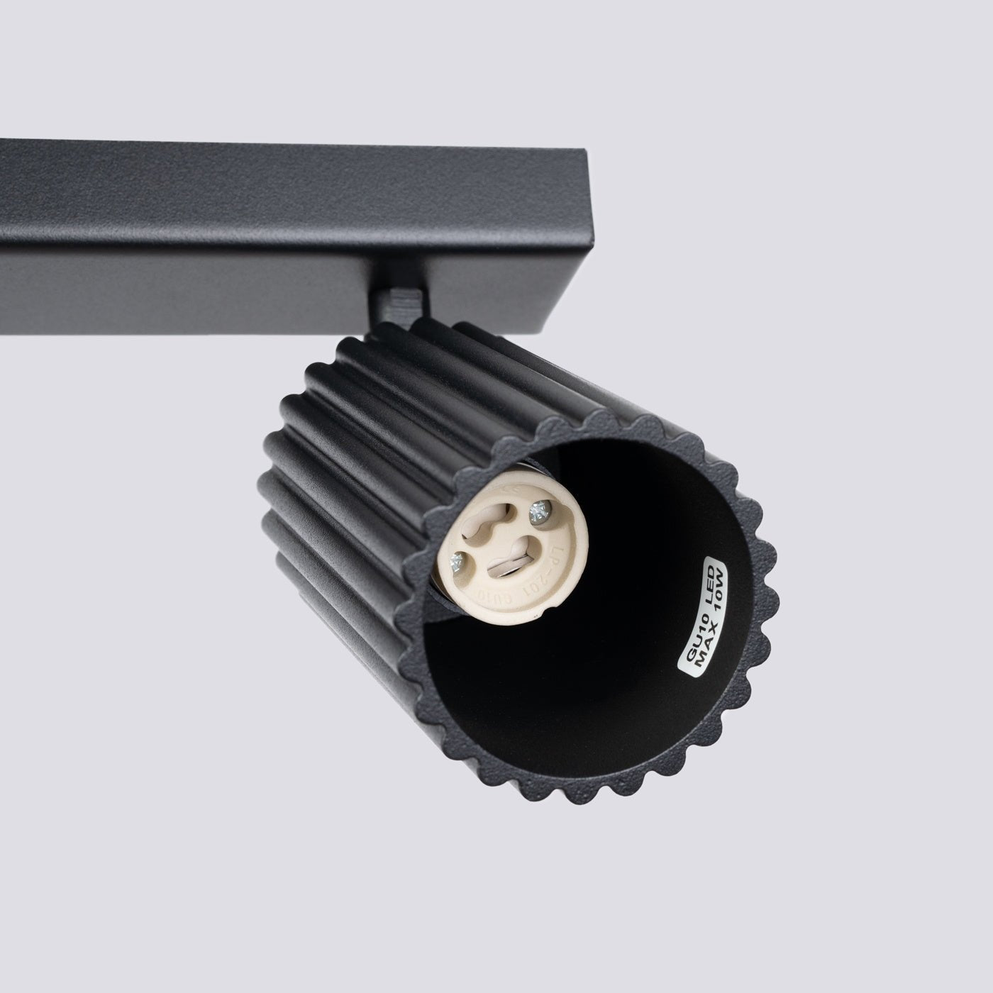 Deckenleuchte "KARBON 6L" – Deckenleuchte in Schwarz | Dexity Lichtdesign