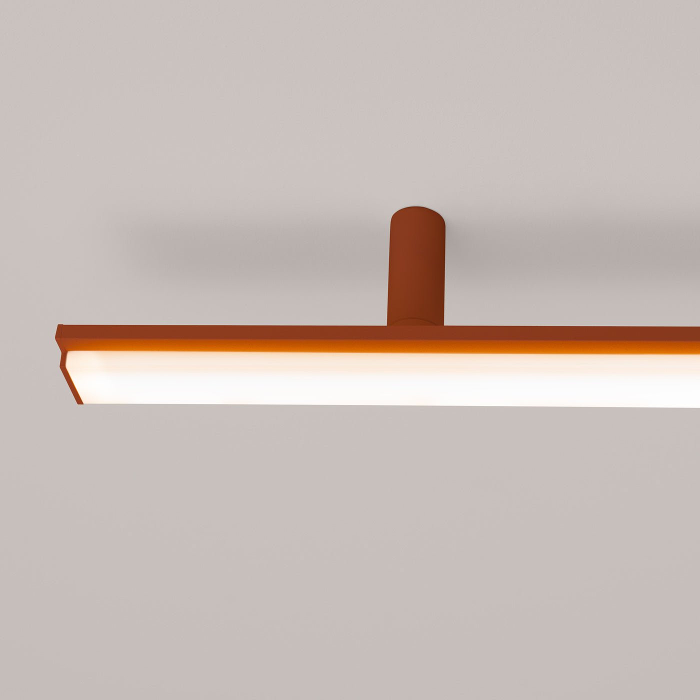 Deckenleuchte "LAGOM" 3000K – Deckenleuchte in Roter Ocker | Dexity Lichtdesign