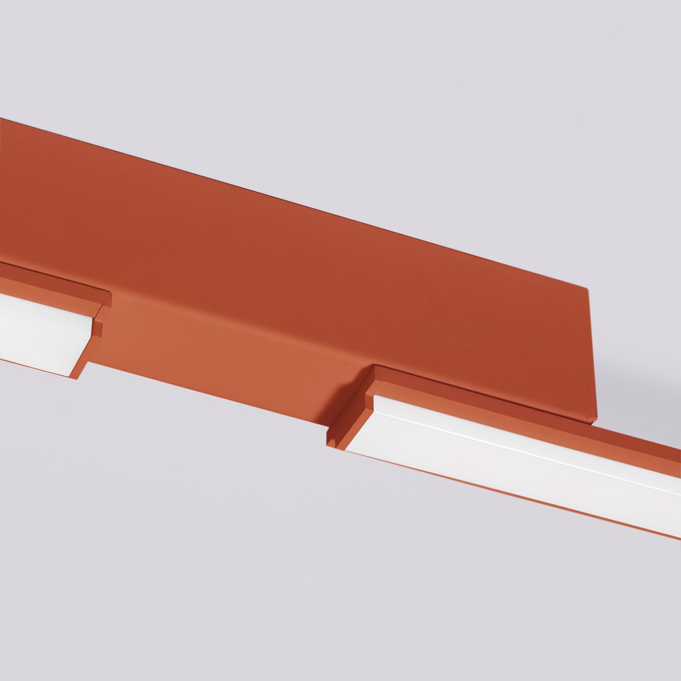 Deckenleuchte "LAGOM" 4000K – Deckenleuchte in Roter Ocker | Dexity Lichtdesign