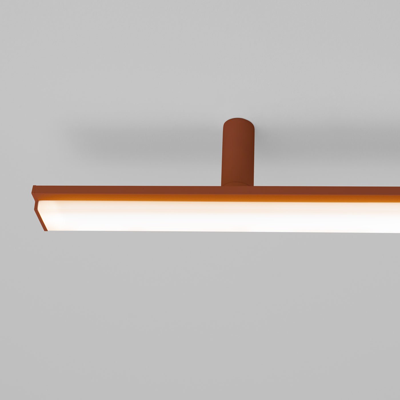 Deckenleuchte "LAGOM" 4000K – Deckenleuchte in Roter Ocker | Dexity Lichtdesign