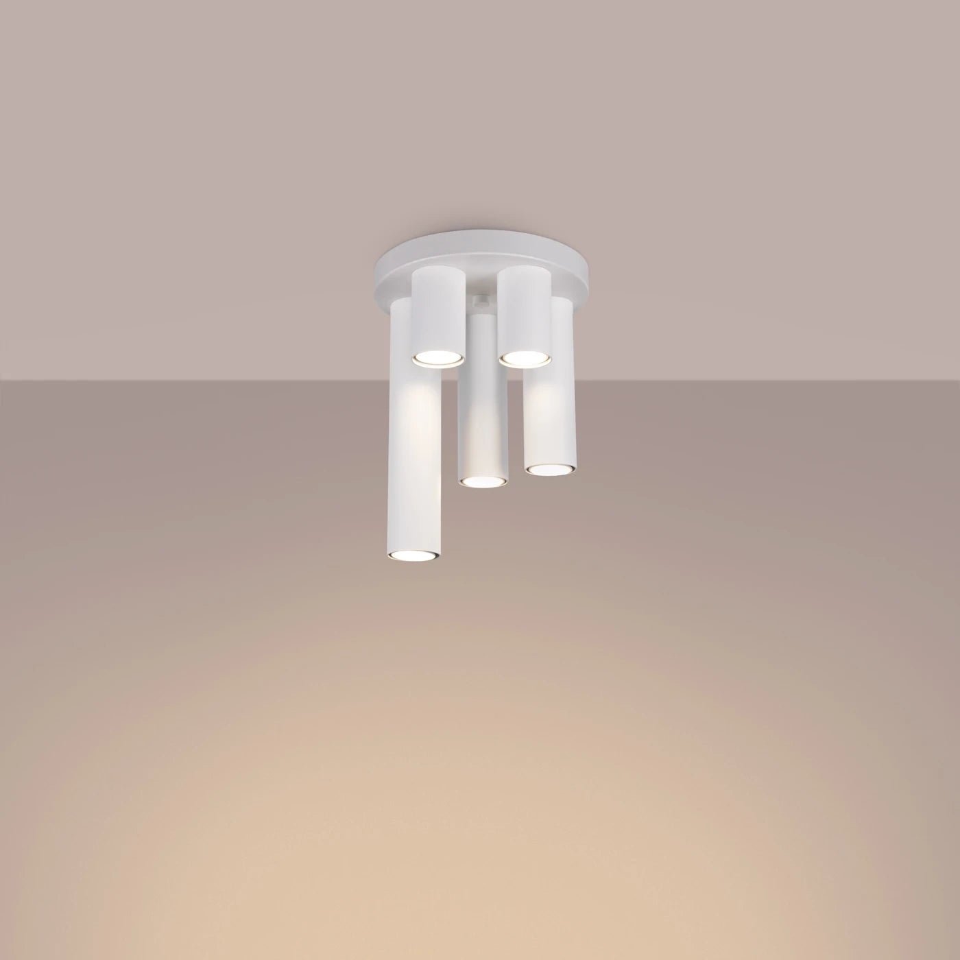 Deckenleuchte "LAGOS 5P" – Deckenleuchte in Weiß | Dexity Lichtdesign