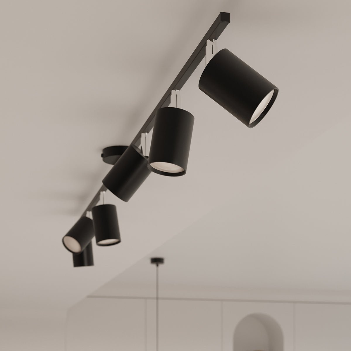 Deckenleuchte "LEMMI 6L" – Deckenlampen in Schwarz | Dexity Lichtdesign