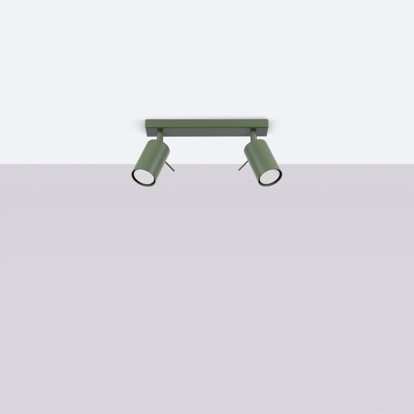 Deckenleuchte "RING 2" – Deckenleuchte in Olivgrün | Dexity Lichtdesign