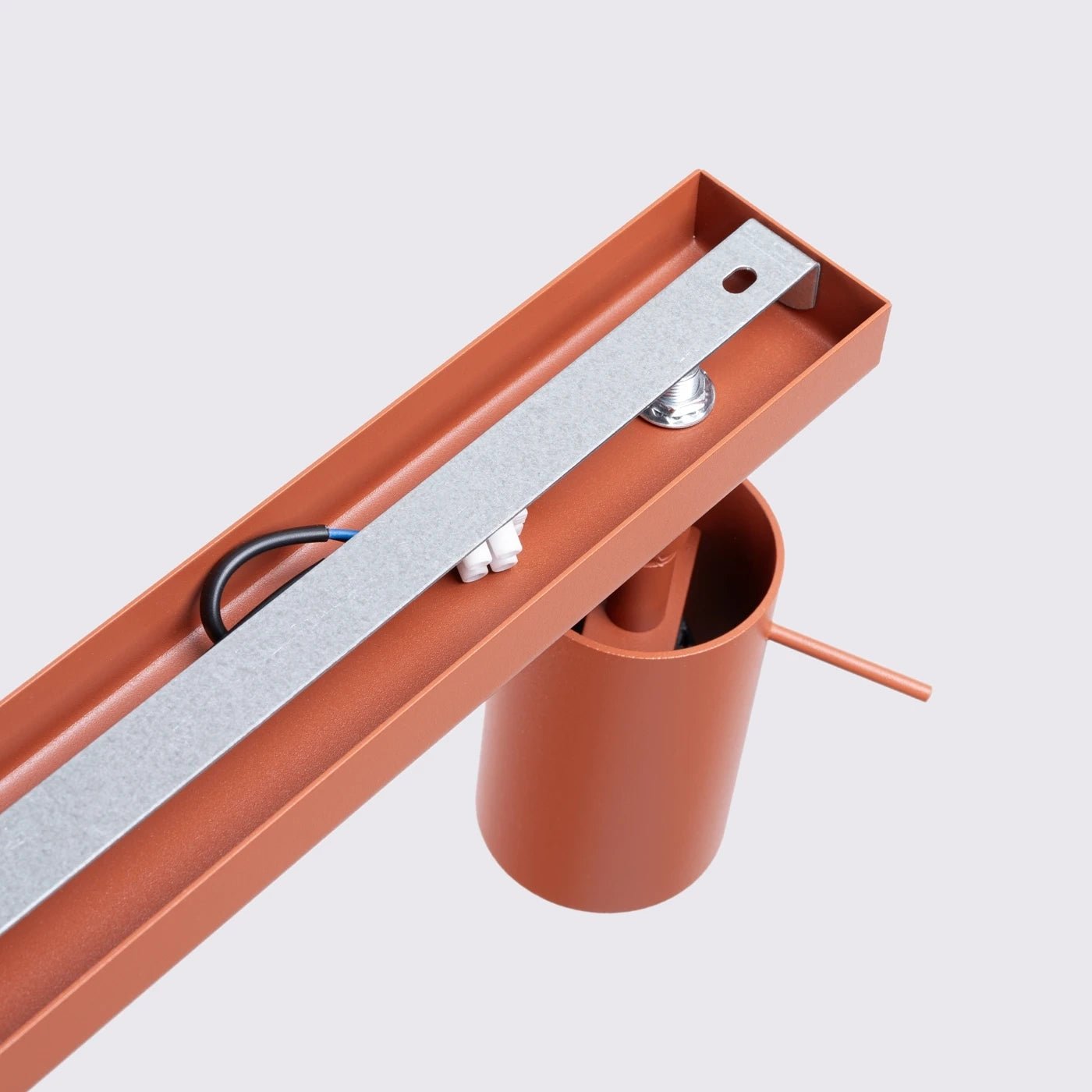 Deckenleuchte "RING 3L" – Deckenleuchte in Roter Ocker | Dexity Lichtdesign