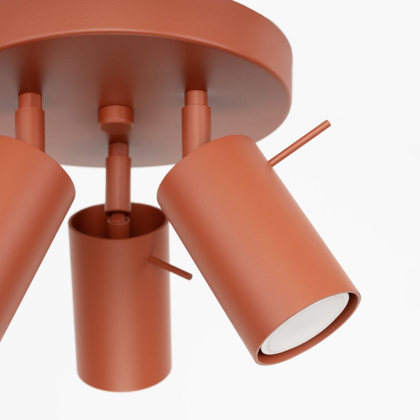 Deckenleuchte "RING 3P" – Deckenleuchte in Roter Ocker | Dexity Lichtdesign