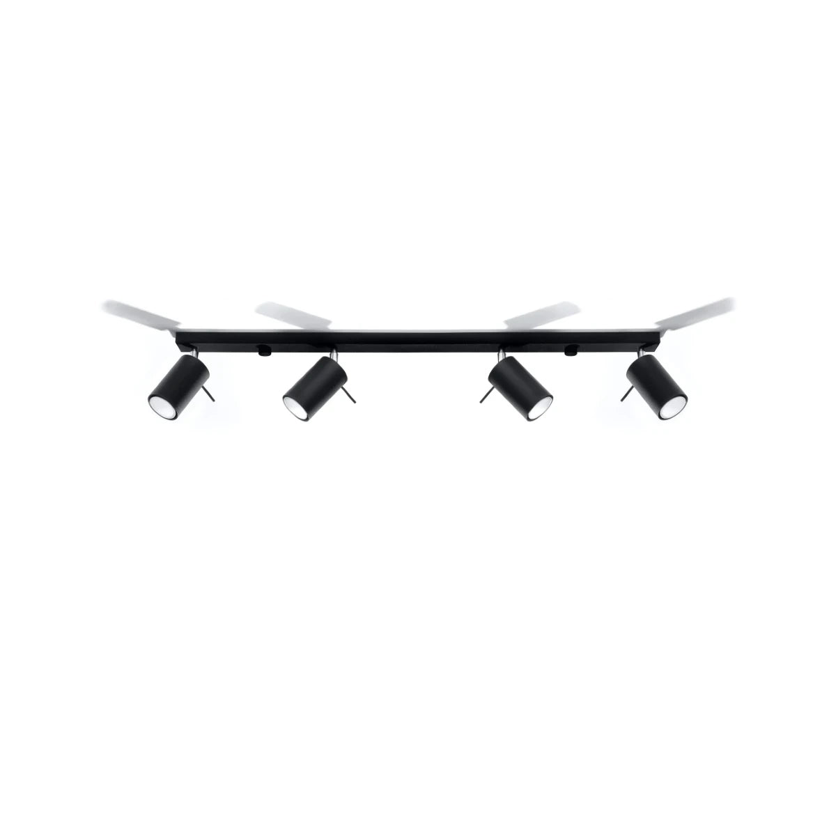 Deckenleuchte "RING 4L" – Deckenleuchte in Schwarz | Dexity Lichtdesign