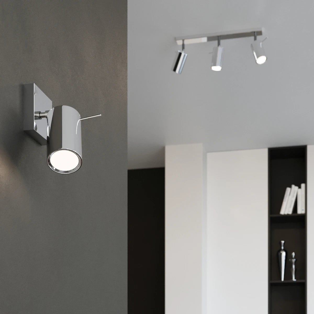 Deckenleuchte "RING 6L" – Deckenleuchte in Chrom | Dexity Lichtdesign