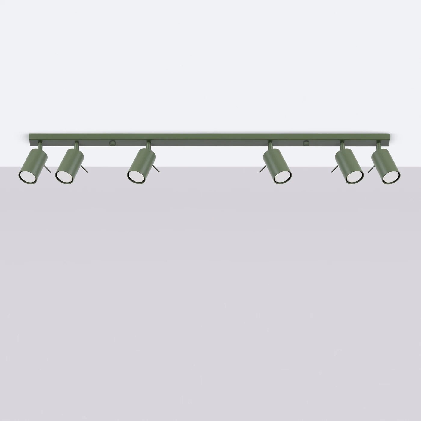 Deckenleuchte "RING 6L" – Deckenleuchte in Olivgrün | Dexity Lichtdesign