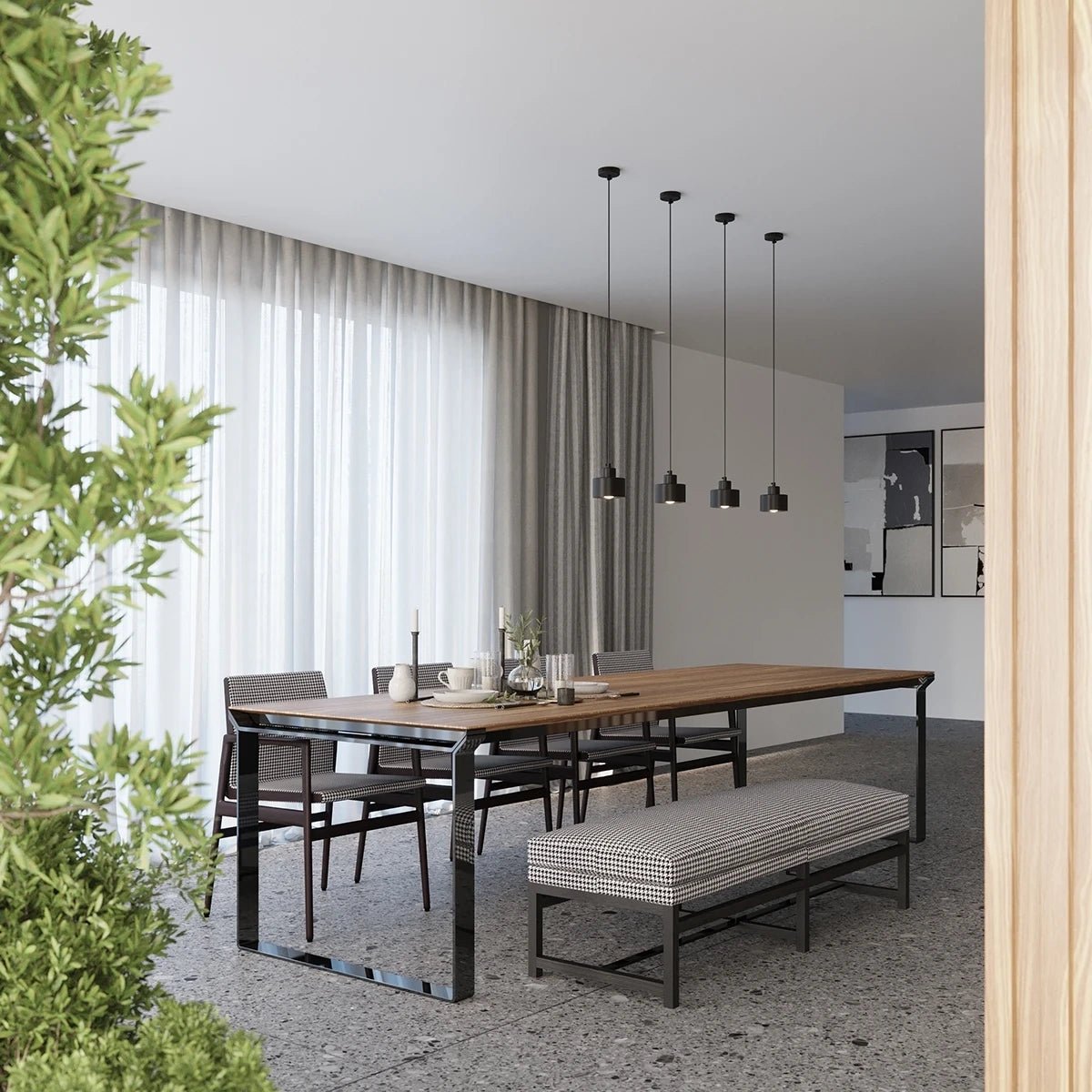 Deckenleuchte "SAVAR 2" – Deckenlampen in Schwarz | Dexity Lichtdesign