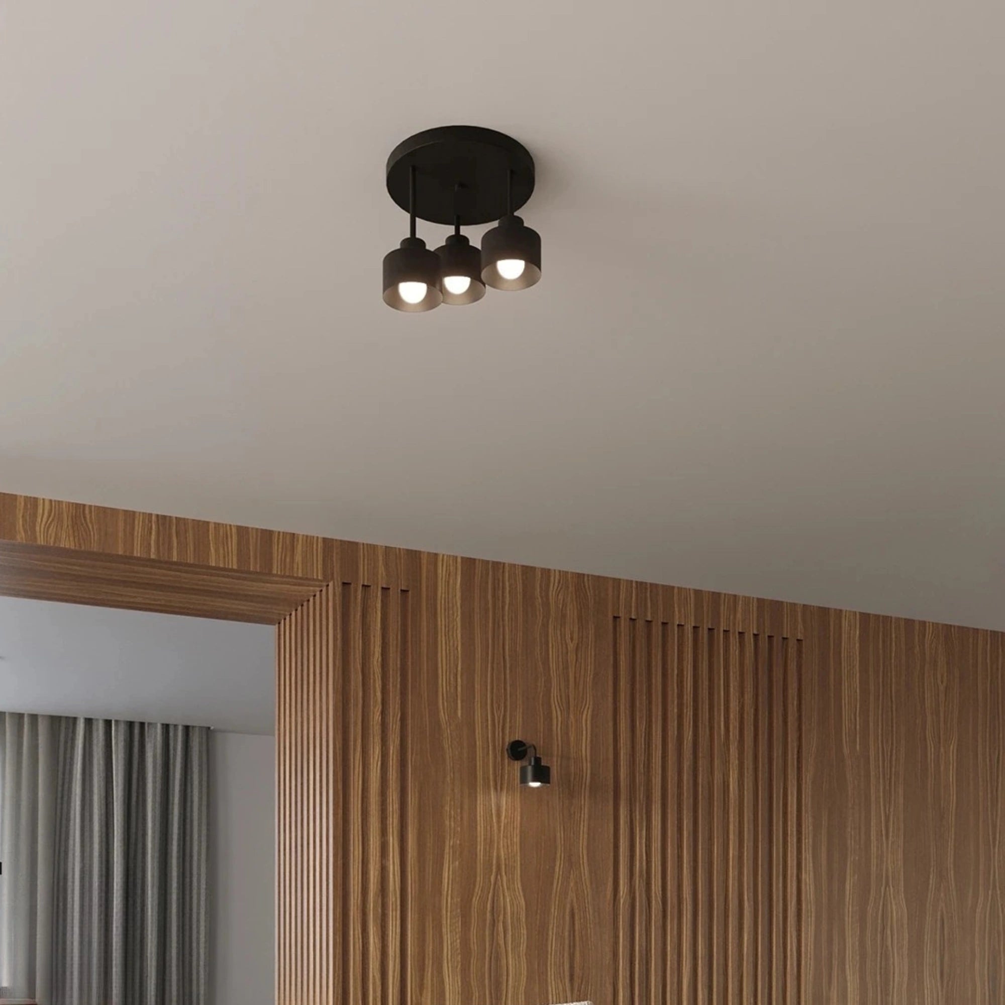 Deckenleuchte "SAVAR 3" – Deckenlampen in Schwarz | Dexity Lichtdesign