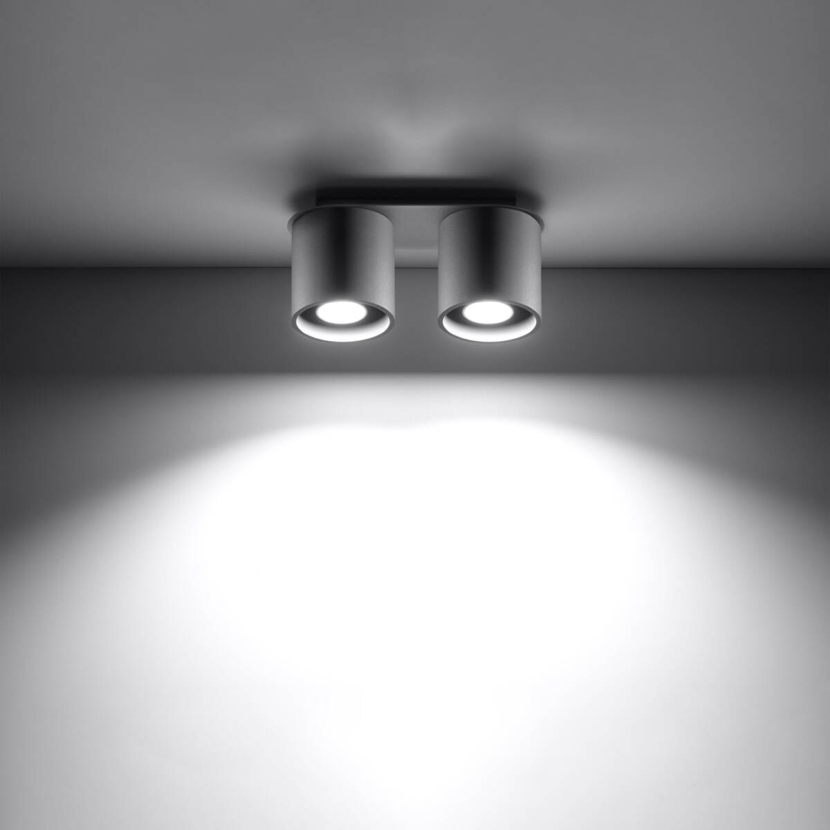 Deckenleuchte "Orbis 2" – Deckenleuchten in Grau | Dexity Lichtdesign