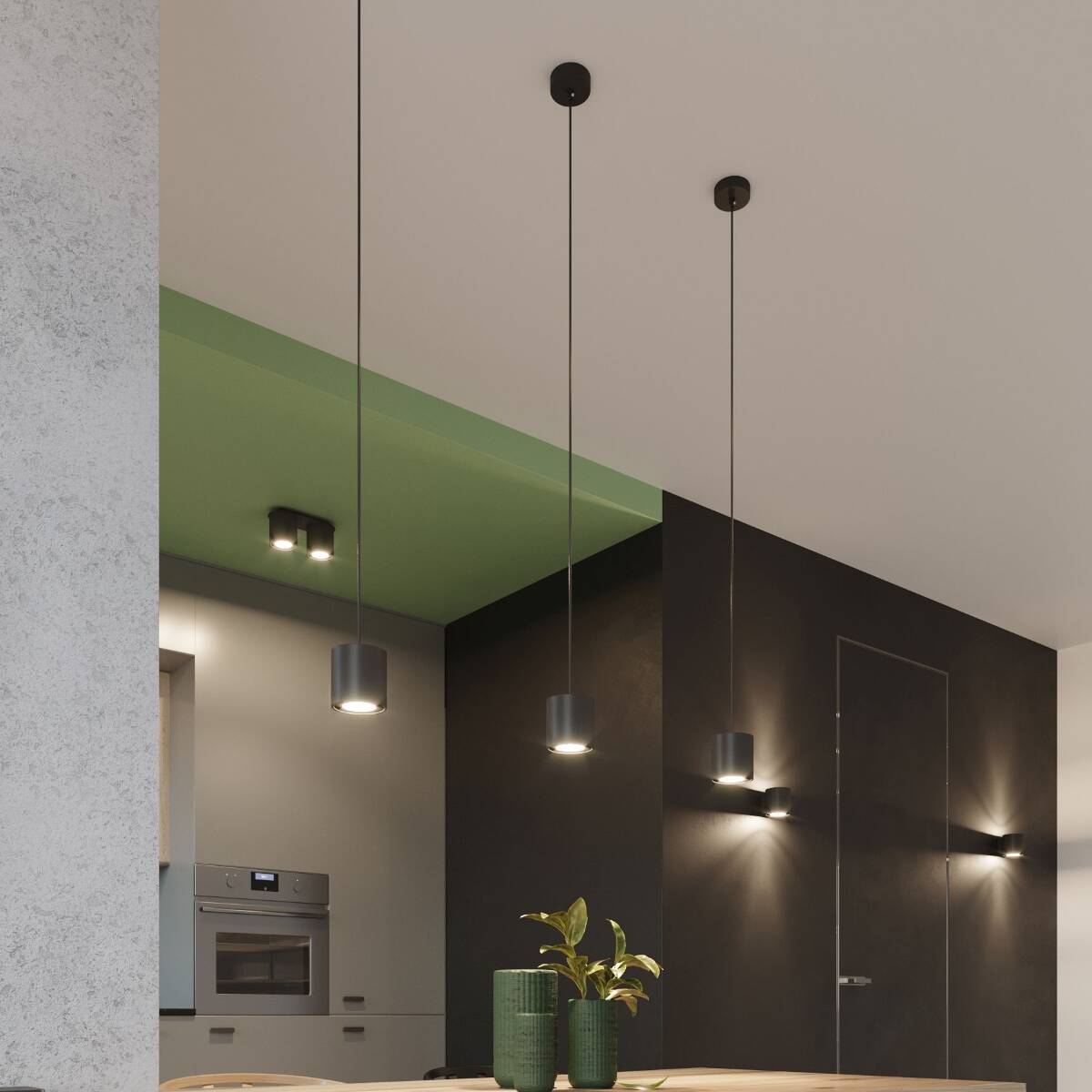 Deckenleuchte "Orbis 2" – Deckenleuchten in Schwarz | Dexity Lichtdesign