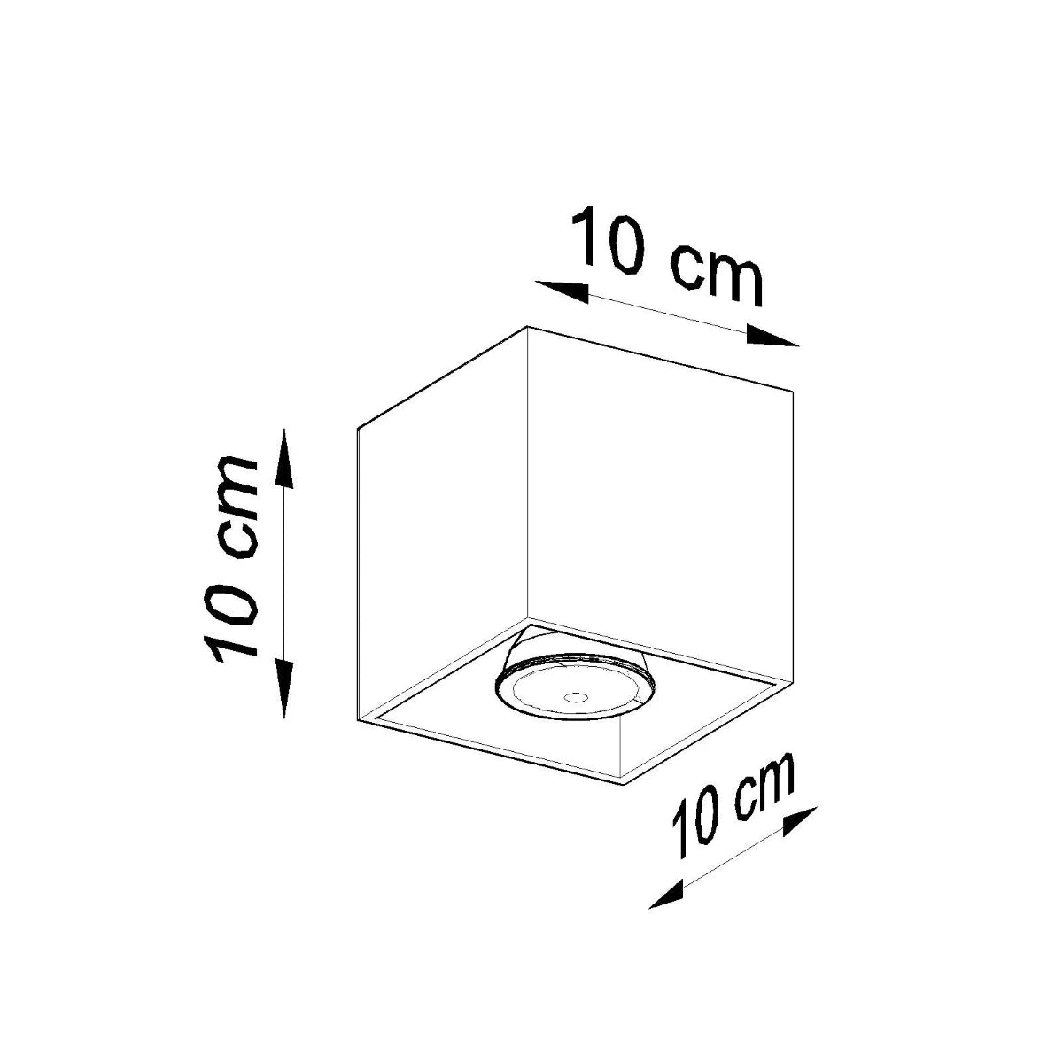 Deckenleuchte "QUAD 1"