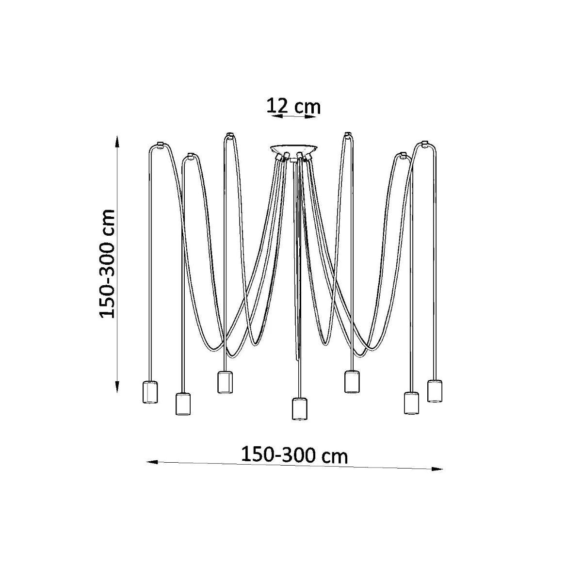 Kronleuchter "EDISON 7"