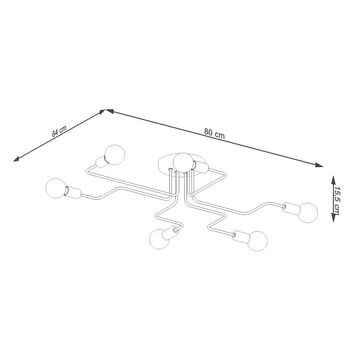 Kronleuchter "Vector 6"