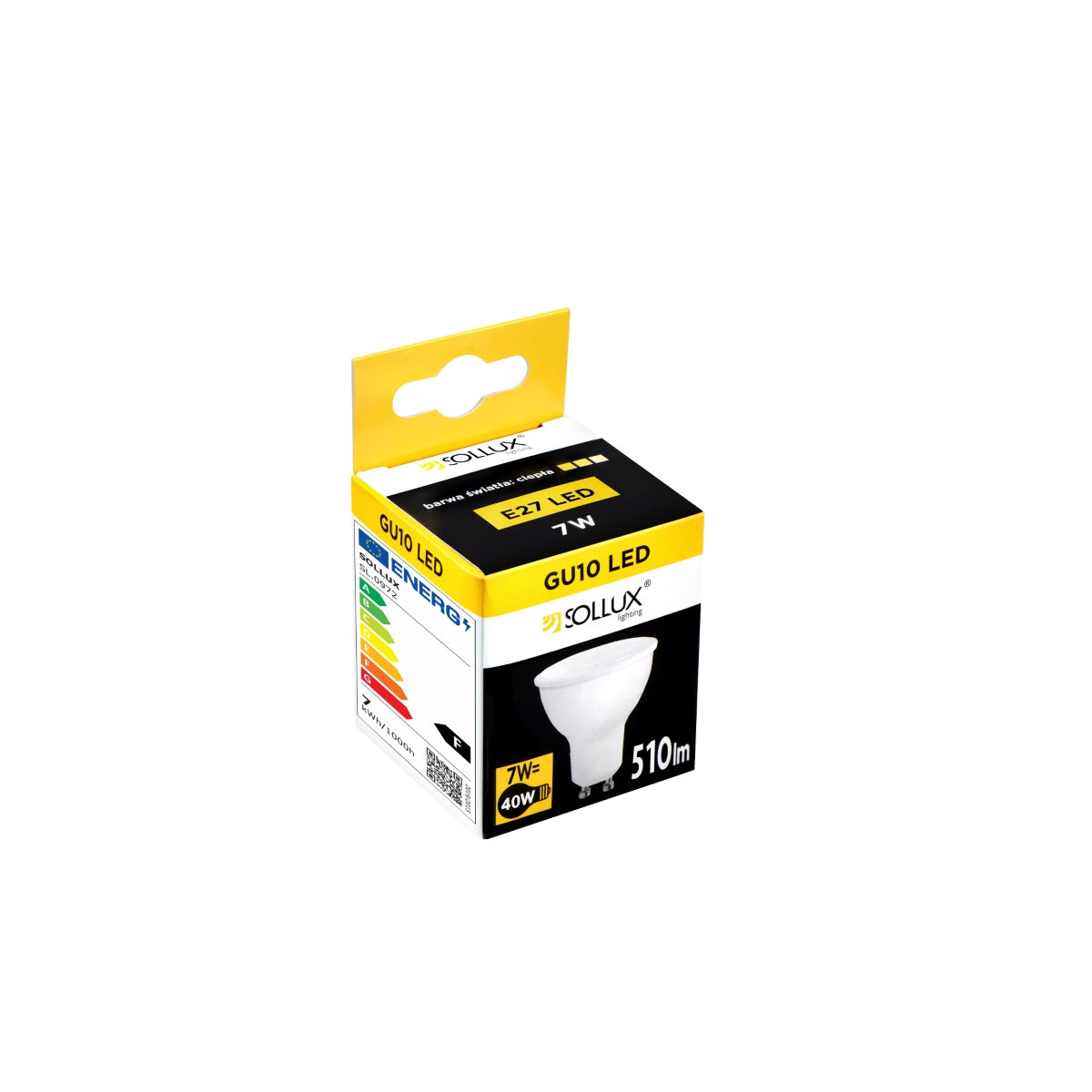 LED-Glühbirne GU10 – 7W, 3000K, 510lm