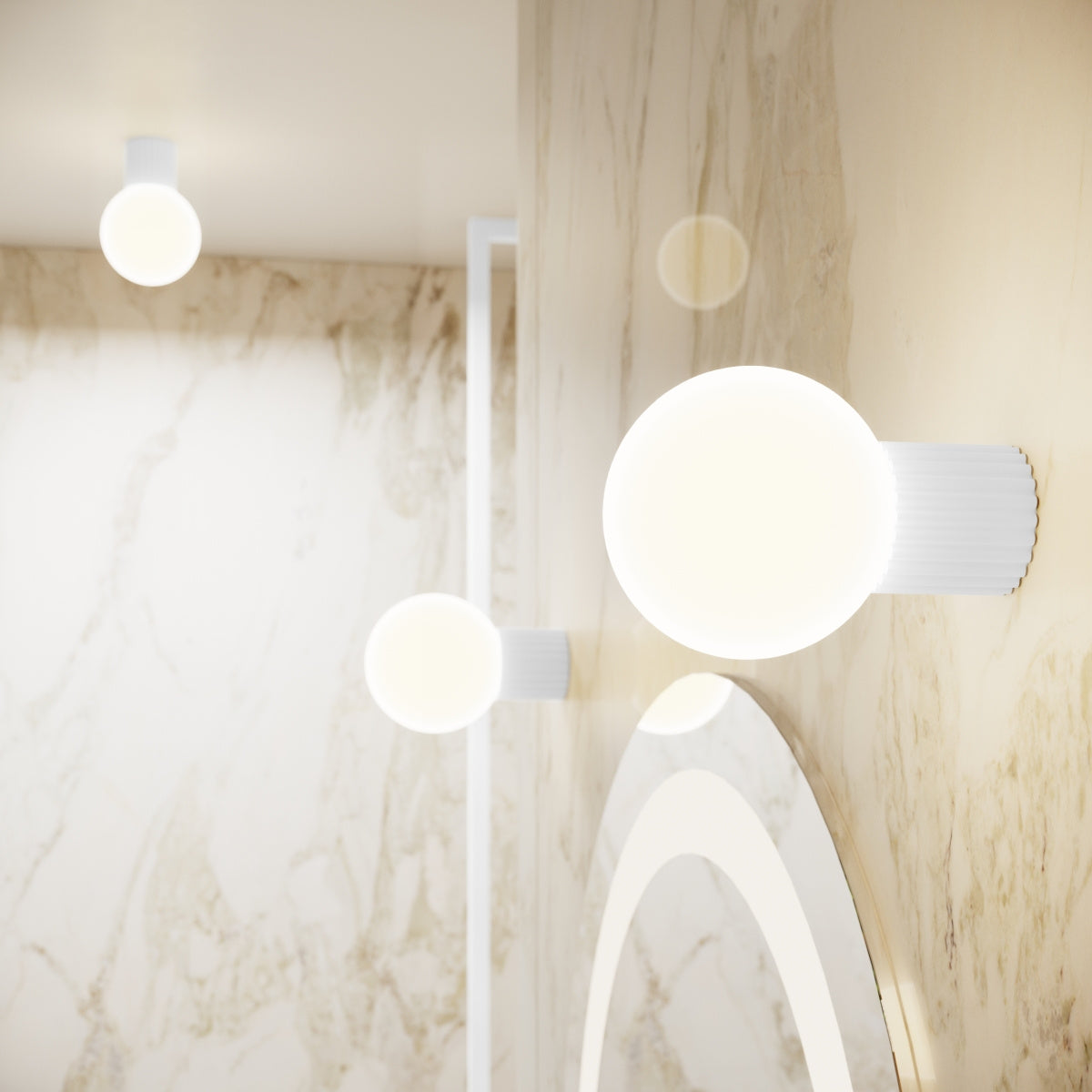 Plafond "HALO" (IP44)