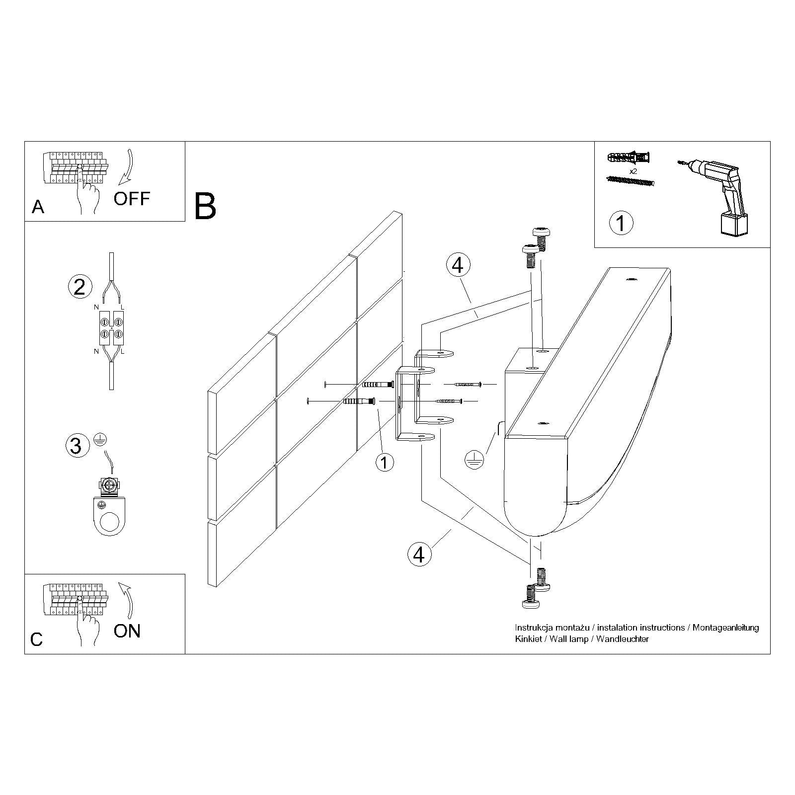 Wandleuchte "JORUN" 4000K