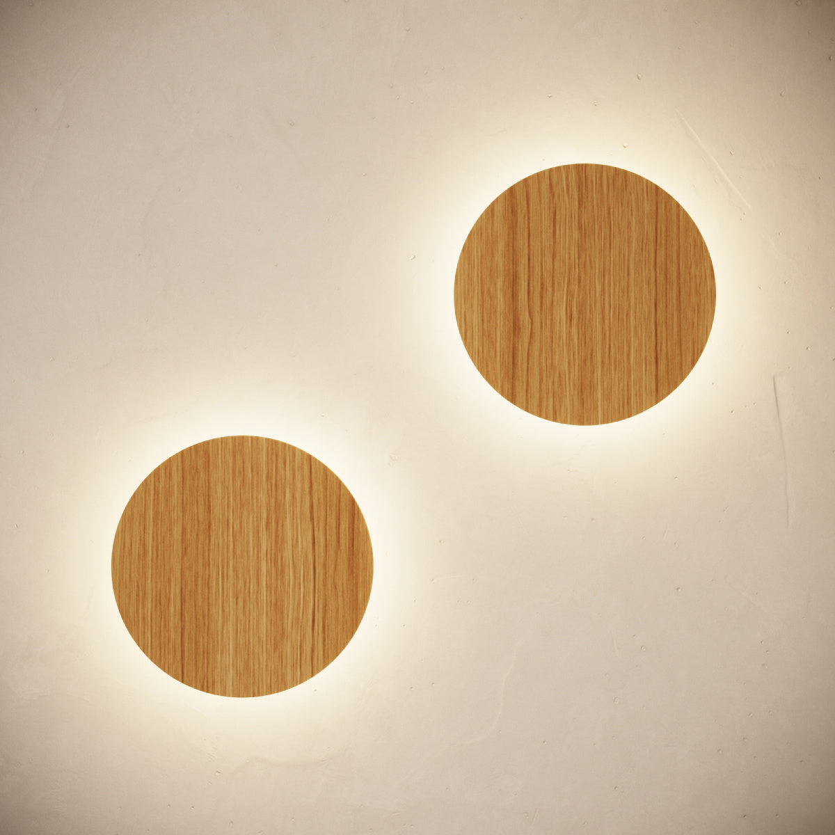 Naturholz-Wandleuchte "BORGEN"