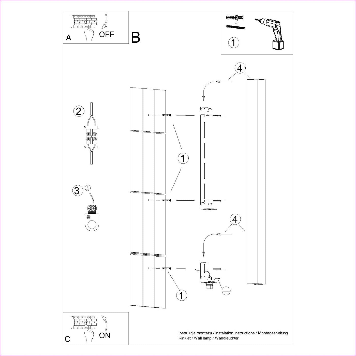 Wandleuchte "FREYA 120"