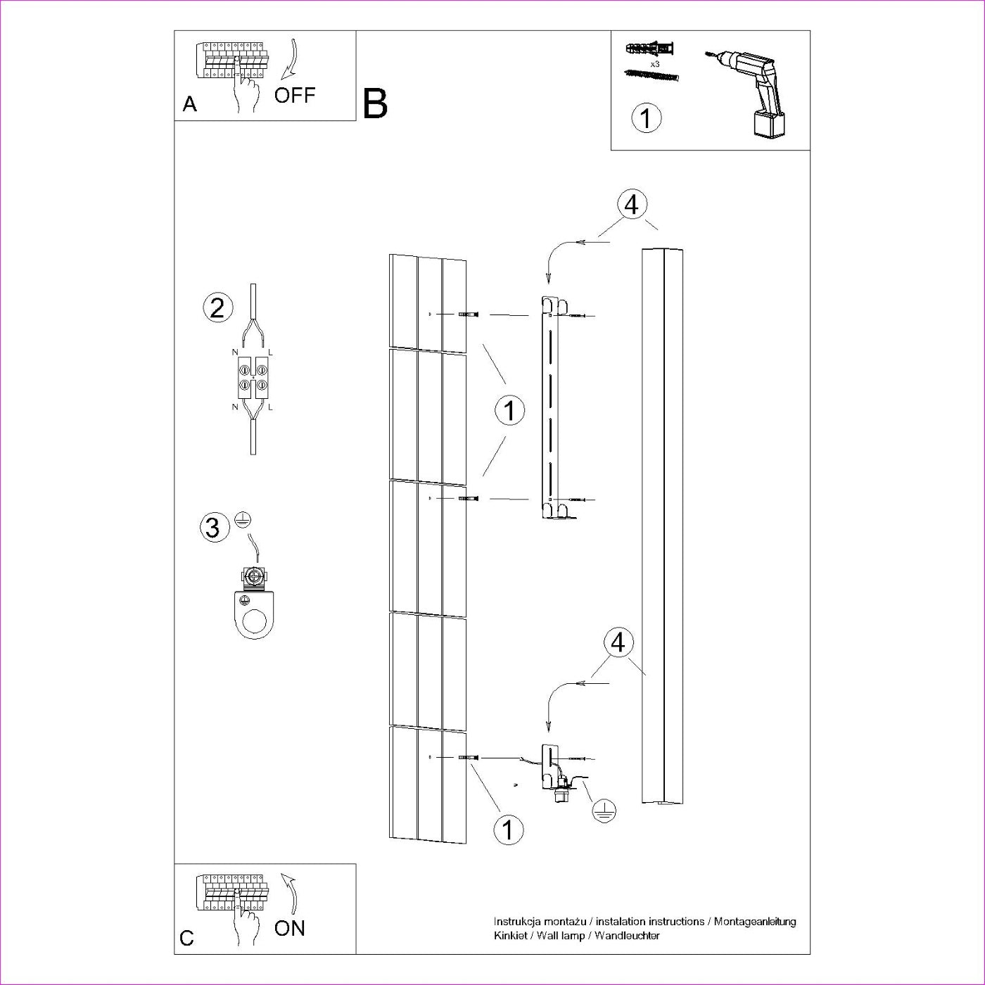 Wandleuchte "FREYA 150"