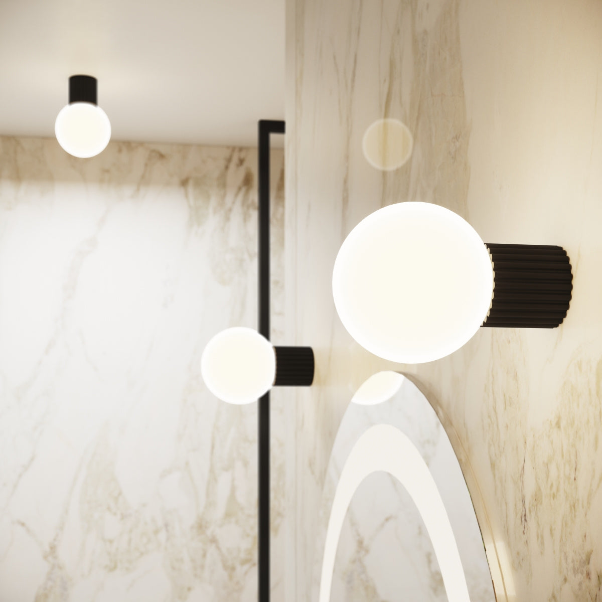Wandleuchte "HALO" (IP44)