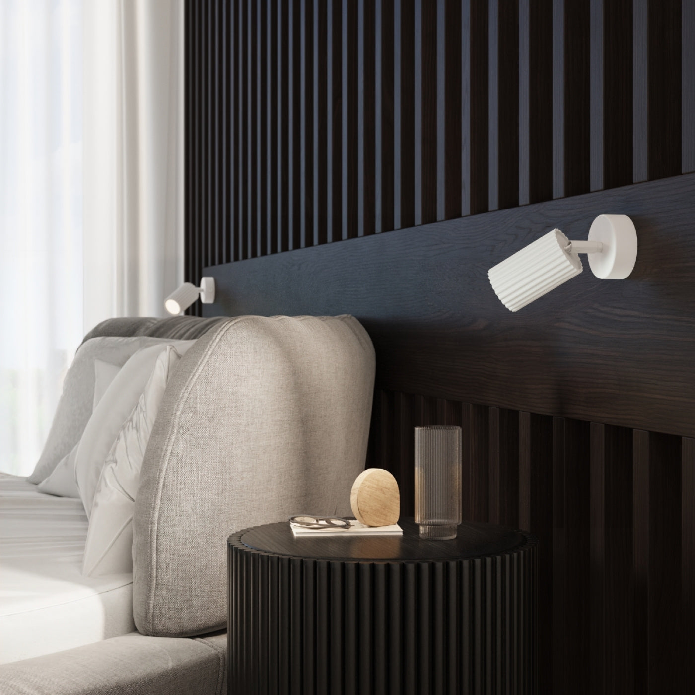 Wandleuchte "KARBON" mit Schalter