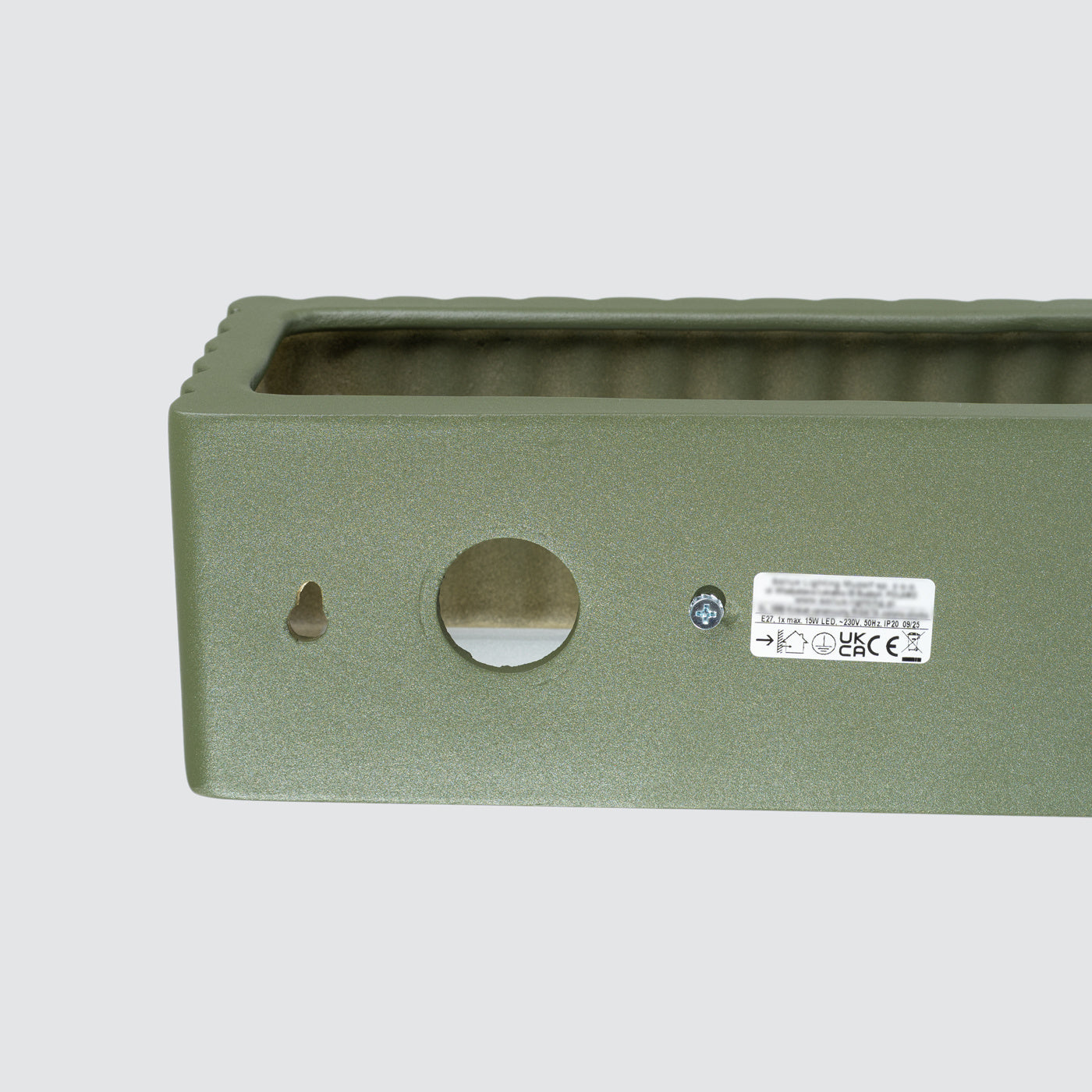 Keramik Wandleuchte "RIGATA"