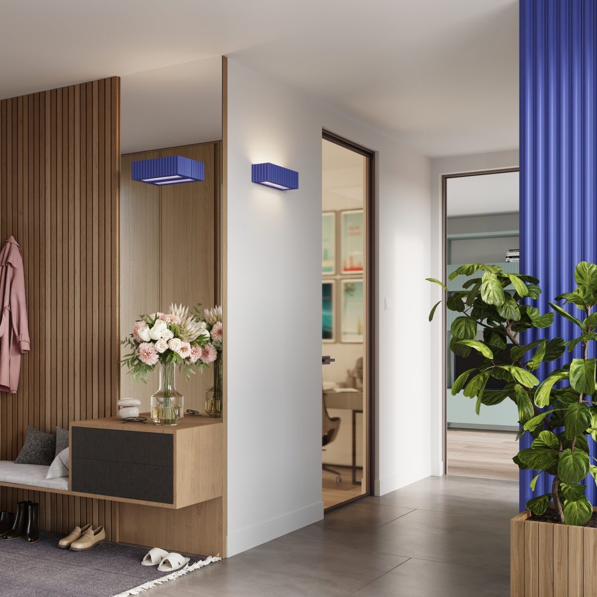 Keramik Wandleuchte "RIGATA"