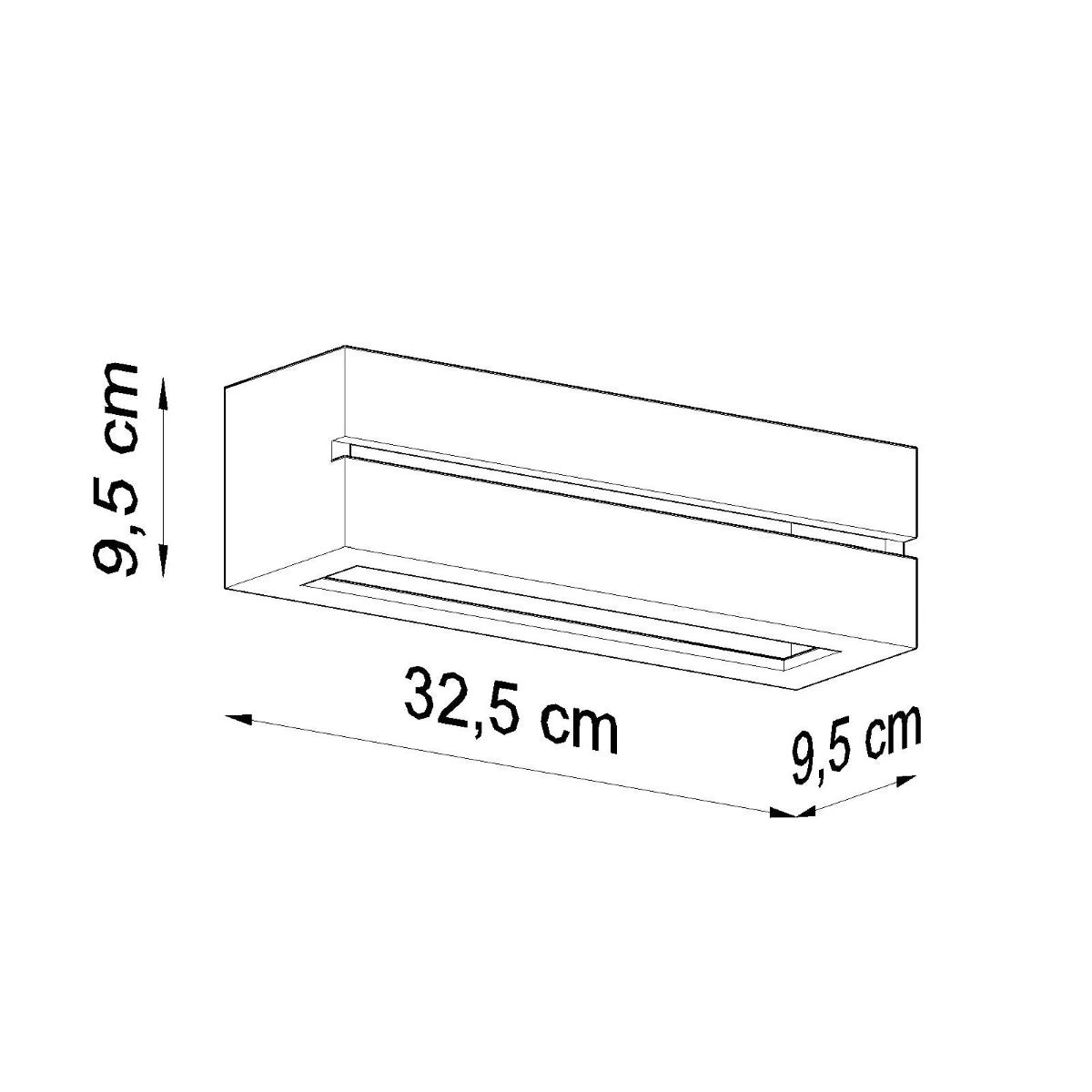 Keramik-Wandleuchte „ VEGA LINE"