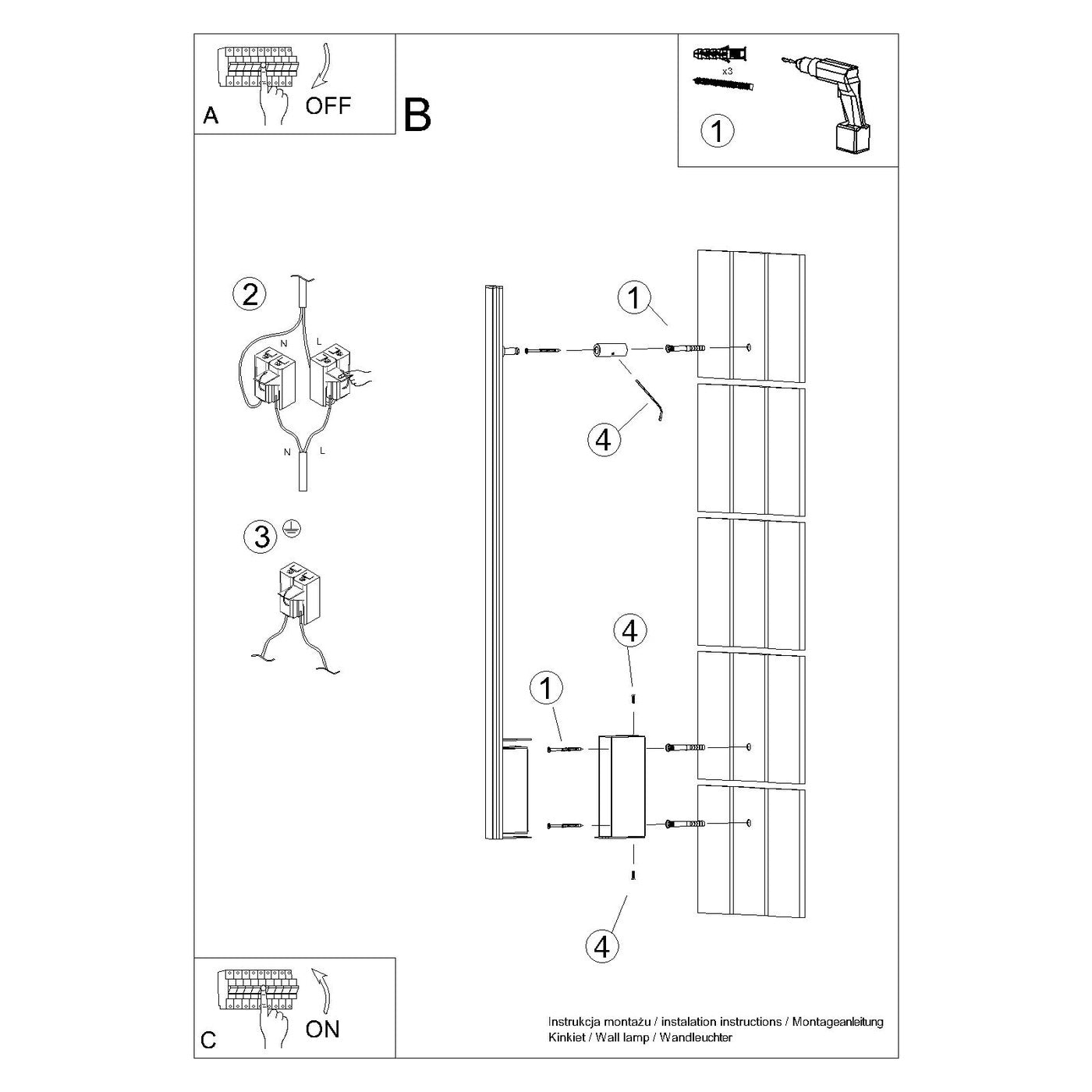 Wandleuchte "LAGOM 120" 4000K