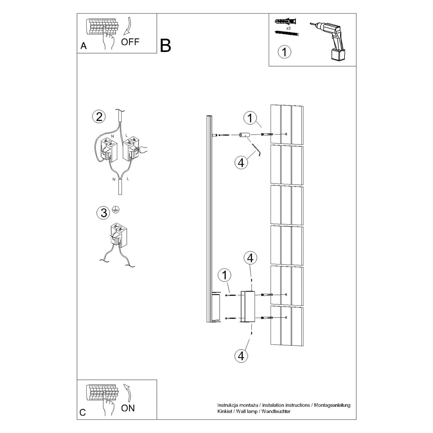 Wandleuchte "LAGOM 120" 3000K
